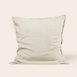 Lot De 2 Taies D'oreiller LOU Ficelle -Maison Linge Magasin lot de 2 taies d oreiller LOU 007614 N3 C2 5