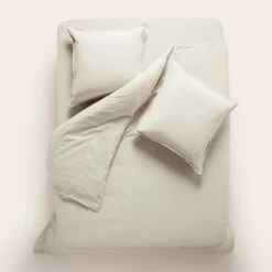 Lot De 2 Taies D'oreiller LOU Ficelle -Maison Linge Magasin lot de 2 taies d oreiller LOU 007614 N3 C2 8