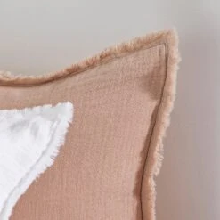 Lot De 2 Taies D'oreiller LOU Pêche Rosé 10 Lot De 2 Taies D'oreiller LOU Pêche Rosé -Maison Linge Magasin lot de 2 taies d oreiller LOU 007614 R3 C2 2