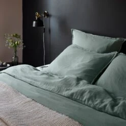 Lot De 2 Taies D'oreiller LOU Sauge -Maison Linge Magasin lot de 2 taies d oreiller LOU 007614 V3 C2 1