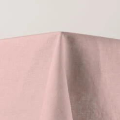 Nappe Carrée CARLINA Rose Poudré Et Bourdon Noir -Maison Linge Magasin nappe carree CARLINA 007344 RG 5