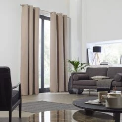 Occultant à Oeillets OCCULTANT Chrome -Maison Linge Magasin occultant a oeillets OCCULTANT 002094 G2 5