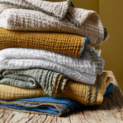 Rideau Panneau LALITA Pétrole Et Bronze -Maison Linge Magasin panneau LALITA 007575 BM 1