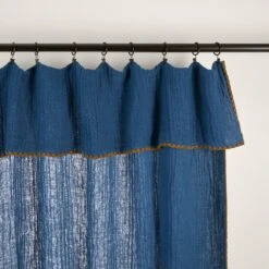 Rideau Panneau LALITA Pétrole Et Bronze -Maison Linge Magasin panneau LALITA 007575 BM 5