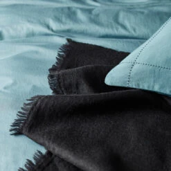 Plaid ALENA Noir De Mars 15 Plaid ALENA Noir De Mars -Maison Linge Magasin plaid ALENA 007668 G10 3