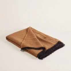 Plaid ALENA Camel -Maison Linge Magasin plaid ALENA 007668 MG 4