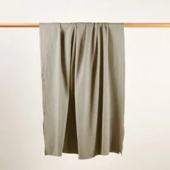 Plaid BATISTA Kaki Grisé -Maison Linge Magasin plaid BATISTA 007656 GV 8