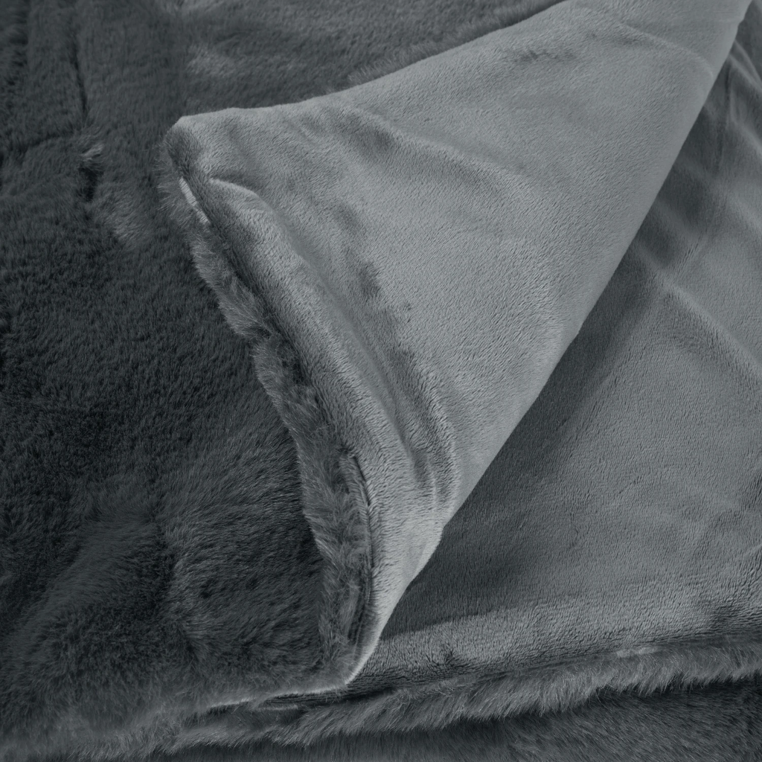 Plaid BIANCA Gris Ombre 5 Plaid BIANCA Gris Ombre – Image 5