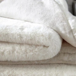 Plaid BIANCA Blanc Hermine -Maison Linge Magasin plaid BIANCA 006657 N1 3