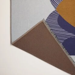 Plaid CALYPSO Bleu Marin Et Bronze -Maison Linge Magasin plaid CALYPSO 007815 BJ 7