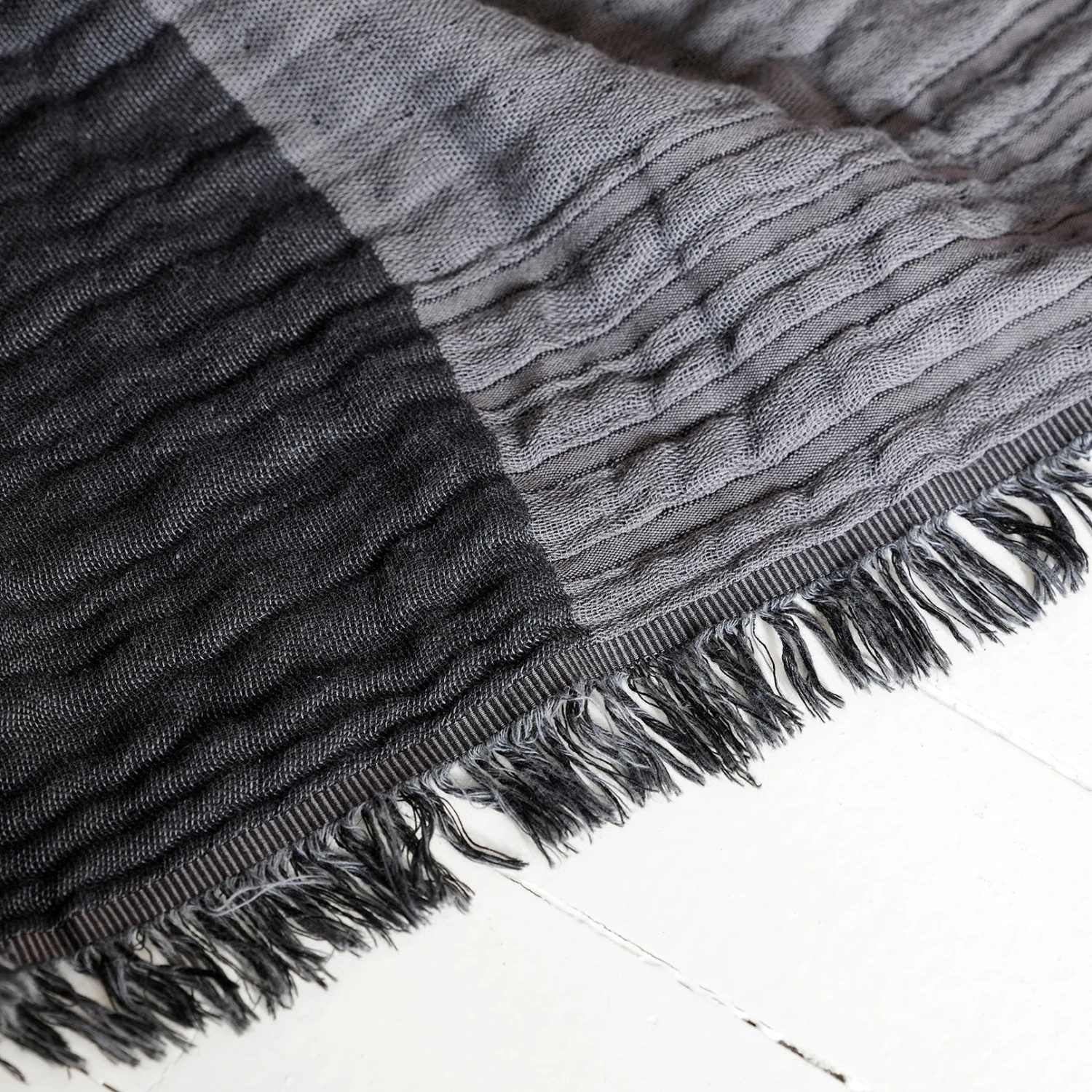 Plaid CHARLY Noir Graphite 11 Plaid CHARLY Noir Graphite – Image 11