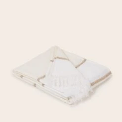 Plaid COSTANO Ivoire 11 Plaid COSTANO Ivoire -Maison Linge Magasin plaid COSTANO 009011 N1 4