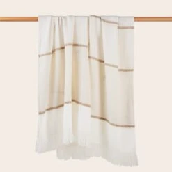 Plaid COSTANO Ivoire 15 Plaid COSTANO Ivoire -Maison Linge Magasin plaid COSTANO 009011 N1 8