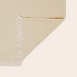 Plaid HAIDEN Ecru Et Sable -Maison Linge Magasin plaid HAIDEN 008922 NN 7