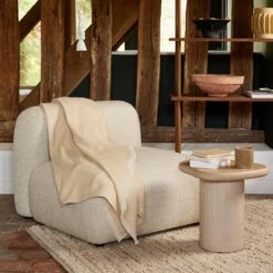 Plaid HAIDEN Ecru Et Sable