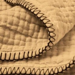 Plaid ILARIO Jaune Maïs Et Feston Noir -Maison Linge Magasin plaid ILARIO 007655 J8FG 6