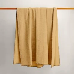 Plaid ILARIO Jaune Maïs Et Feston Noir -Maison Linge Magasin plaid ILARIO 007655 J8FG 8