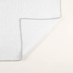 Plaid ILARIO Blanc Et Feston Noir -Maison Linge Magasin plaid ILARIO 007655 WFG 7