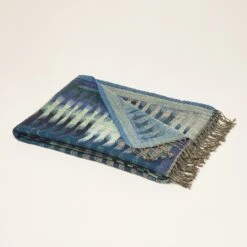 Plaid KHAN Indigo -Maison Linge Magasin plaid KHAN 004962 BV 4