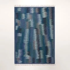 Plaid KHAN Indigo -Maison Linge Magasin plaid KHAN 004962 BV 5