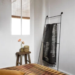 Plaid KHAN Graphite -Maison Linge Magasin plaid KHAN 004962 G1 1