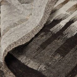 Plaid KHAN Graphite -Maison Linge Magasin plaid KHAN 004962 G1 6