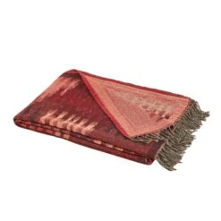 Plaid KHAN Grenat -Maison Linge Magasin plaid KHAN 004962 R18 packshot