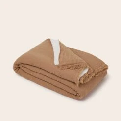 Plaid NOORFOLK Caramel -Maison Linge Magasin plaid NOORFOLK 009036 M 4