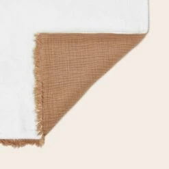 Plaid NOORFOLK Caramel -Maison Linge Magasin plaid NOORFOLK 009036 M 7