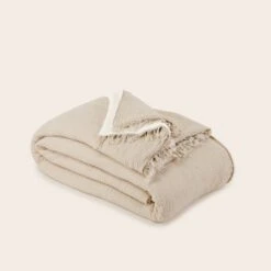 Plaid NOORFOLK Naturel