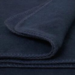 Plaid SWAHN Bleu Navy -Maison Linge Magasin plaid SWAHN 008971 B20 6