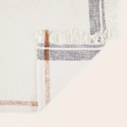 Plaid YOSEF Ivoire -Maison Linge Magasin plaid YOSEF 008897 N1 7