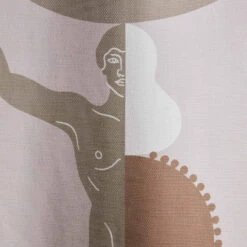 Rideau à Coulisse PILAR Naturel Et Terracota -Maison Linge Magasin rideau a coulisse PILAR 007554 NN 7