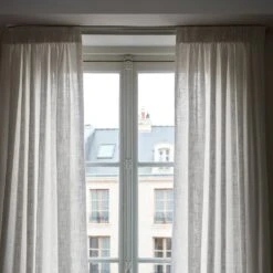 Rideau à Galon Fronceur BELLAVISTA Blanc -Maison Linge Magasin rideau a galon fronceur BELLAVISTA 006871 W 2