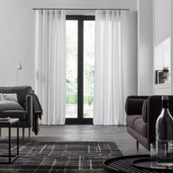 Rideau à Galon Fronceur BELLAVISTA Blanc -Maison Linge Magasin rideau a galon fronceur BELLAVISTA 006871 W 4