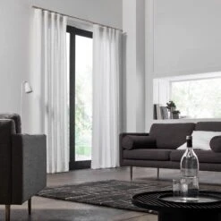 Rideau à Galon Fronceur BELLAVISTA Blanc -Maison Linge Magasin rideau a galon fronceur BELLAVISTA 006871 W 5