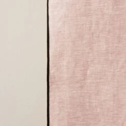 Rideau à Galon Fronceur CARLINA Rose Poudré Et Bourdon Noir -Maison Linge Magasin rideau a galon fronceur CARLINA 006041 RG 8