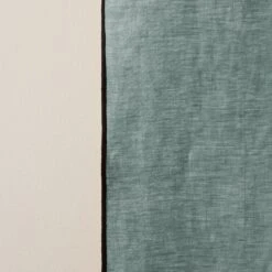 Rideau à Galon Fronceur CARLINA Vert De Gris Et Bourdon Noir -Maison Linge Magasin rideau a galon fronceur CARLINA 006041 V4G 8