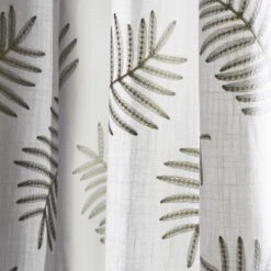 Rideau à Galon Fronceur FILICO Blanc Cassé Et Sauge -Maison Linge Magasin rideau a galon fronceur FILICO 006648 NV 7