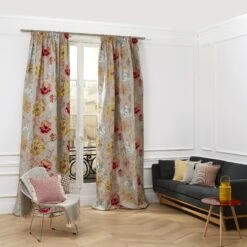 Rideau à Galon Fronceur MAGELLAN Cendré -Maison Linge Magasin rideau a galon fronceur MAGELLAN 005193 NZ4 4