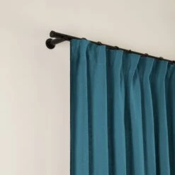 Rideau à Galon Fronceur NINO Indigo Et Feston Noir -Maison Linge Magasin rideau a galon fronceur NINO 007352 BFG 5