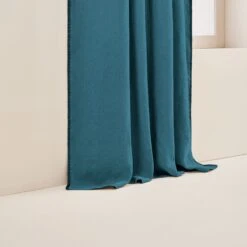 Rideau à Galon Fronceur NINO Indigo Et Feston Noir -Maison Linge Magasin rideau a galon fronceur NINO 007352 BFG 6