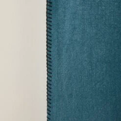 Rideau à Galon Fronceur NINO Indigo Et Feston Noir -Maison Linge Magasin rideau a galon fronceur NINO 007352 BFG 8