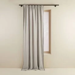 Rideau à Galon Fronceur NINO Ficelle Et Feston Noir -Maison Linge Magasin rideau a galon fronceur NINO 007352 N4FG 4