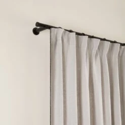 Rideau à Galon Fronceur NINO Ficelle Et Feston Noir -Maison Linge Magasin rideau a galon fronceur NINO 007352 N4FG 5