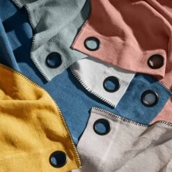 Rideau à Galon Fronceur NINO Vert De Gris Et Feston Noir -Maison Linge Magasin rideau a galon fronceur NINO 007352 V4FG 10