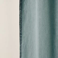 Rideau à Galon Fronceur NINO Vert De Gris Et Feston Noir -Maison Linge Magasin rideau a galon fronceur NINO 007352 V4FG 8