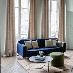 Rideau à Galon Fronceur ORSSO Calcaire -Maison Linge Magasin rideau a galon fronceur ORSSO 008496 N2 1