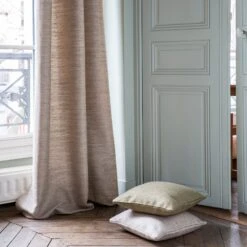 Rideau à Galon Fronceur ORSSO Calcaire -Maison Linge Magasin rideau a galon fronceur ORSSO 008496 N2 2