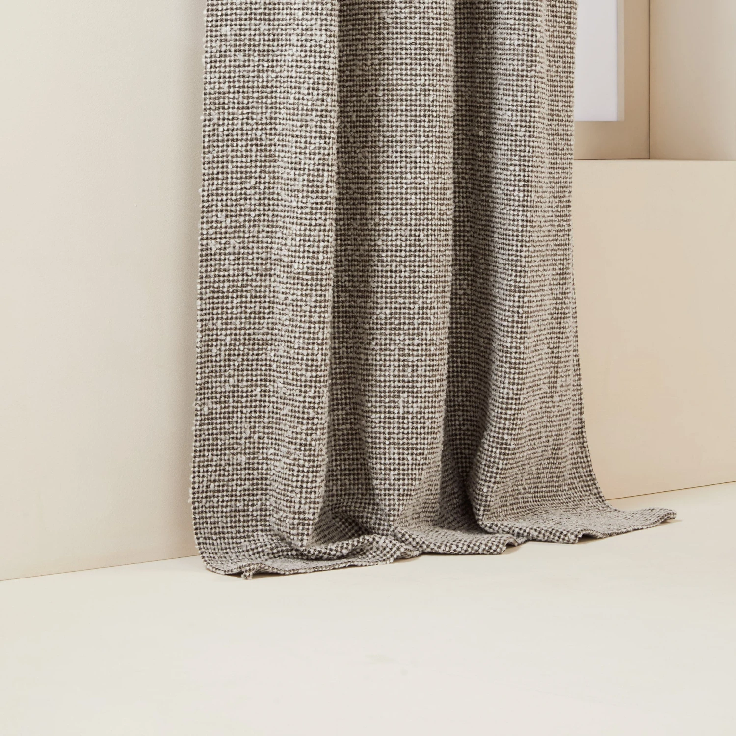 Rideau à Galon Fronceur PIETRO Ivoire Et Noir 8 Rideau à Galon Fronceur PIETRO Ivoire Et Noir – Image 8